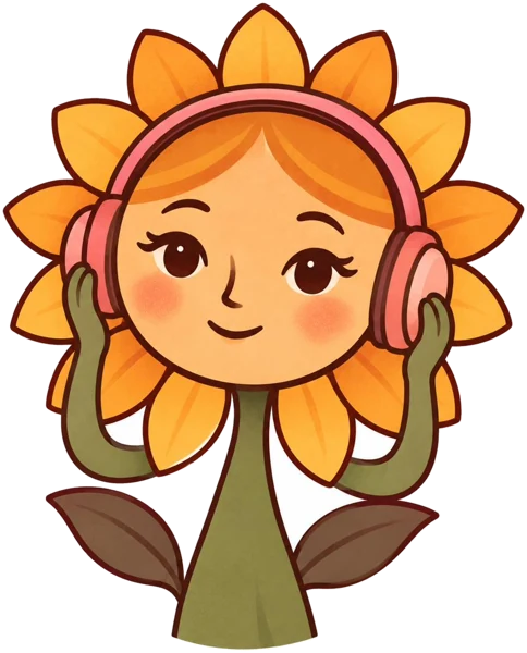 Mih ouvindo música com fones de ouvido